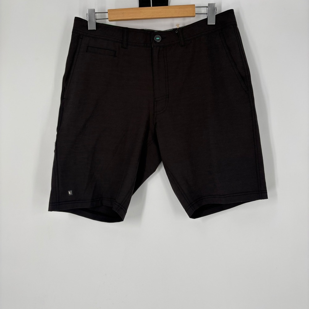 Linksoul Mens Boardwalker Hybrid‎ Golf Shorts True Black LS6511 Size 33 Stretch